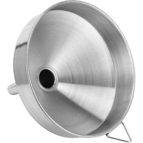 Entonnoir de cuisine épais en acier inoxydable pour le transfert d'ingrédients liquides ou secs, 15 cm (1/5)
