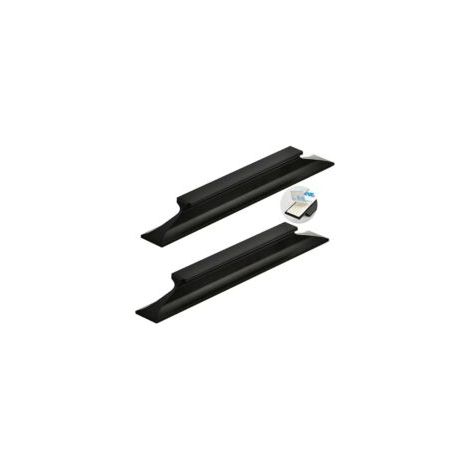 Manilla autoadhesiva de 2 piezas para puertas correderas, manilla para puertas de granero de aleación de aluminio, tiradores para armarios - Crezuo (1/4)