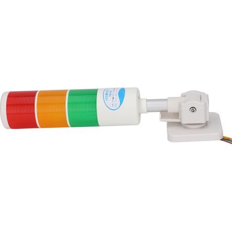 Voyant de défaut clignotant pour machine-outil, voyant d'avertissement multicouche, voyant tricolore, indicateur de signalisation LED, alarme sonore et visuelle, 12 V (1/5)