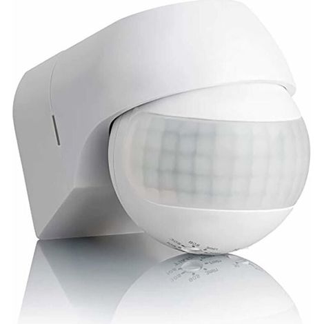 Infrarouge Dtecteur de Mouvement - pour l\'intrieur et l\'extrieur Porte jusqu\' 30m 180 Rotatif Inclinable