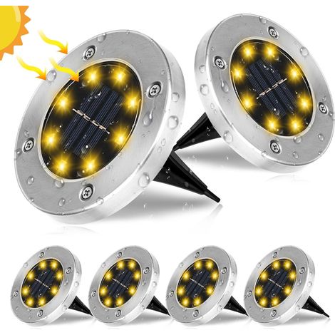 Vivibel Lampe Solaire de Jardin à 30 LED, Lanterne Solaire d'Extérieure, Lustre de Jardin, Lanterne Décorative d'Extérieur Blanc Chaud, Convient pour une Utilisation en Extérieur, Fêtes, Murs, Tables, (1/5)