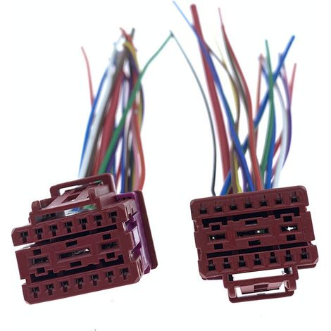 Sitzstecker kompatibel mit Volkswagen Tiguan/Teramont/Tiguan L, Audi A4L, A6L, A7, A8, A3, A5, A8L -- JB2264-17P