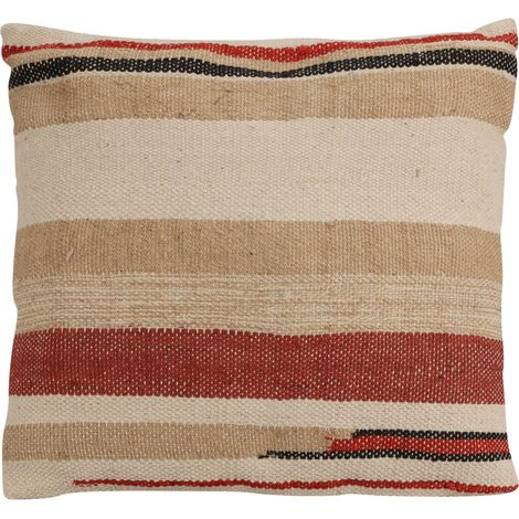 WELLHOME Coussin en coton multicolore 50x50 cm (1/4)