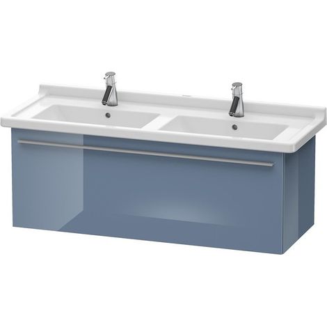 Meuble sous-vasque X-LARGE 468x1200x448mm bleu pierre brillant