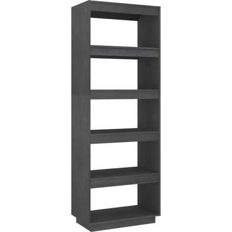 Maison Exclusive - Bücherregal/Raumteiler Grau 60x35x167 cm Massi