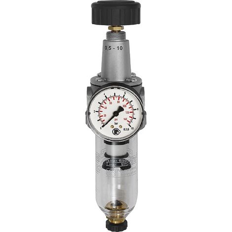 Riegler Filterregler »Standard«, mit Polycarbonatbehälter, BG 2, G 3/8