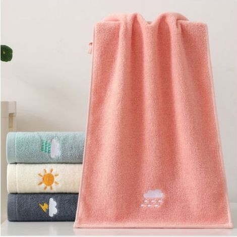 Lntyq – Lot de 4 serviettes de bain en coton doux 35,6 x 73,7 cm – Absorbantes pour spa, salle de sport, bain et cuisine – Lavables en machine