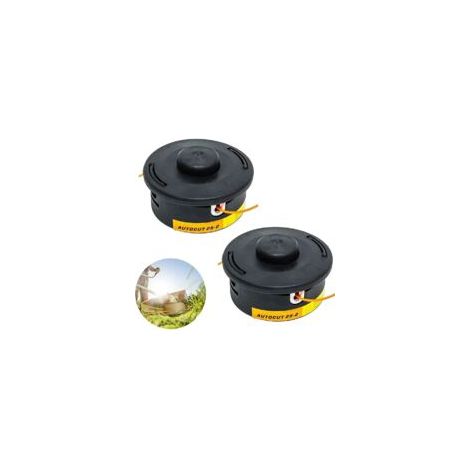 2 Pièces Tête de Debroussailleuse AutoCut 25-2 pour Stihl, Tete de Tondeuse pour STIHL FS55 FS80 FS85 FS87 FS89 FS90 FS100 FS120 FS250 Débroussailleuse FS KM Series