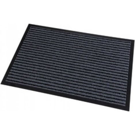 Tapis Anti-salissures - Rectangulaire - 100 % Synthétique - Pour Entrée - Gris - 1 Pièce