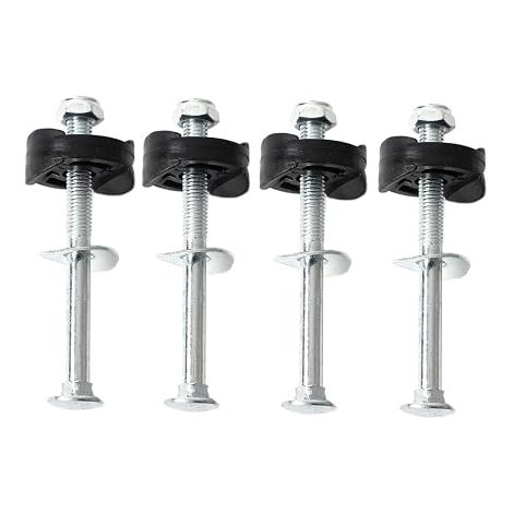 Lot de 4 Accessoires de Trampoline vis pour Fixer Le Trampoline Convient pour Les Grands Trampolines et Les Petits Trampolines(Long screw-4pack-6mm) (1/5)