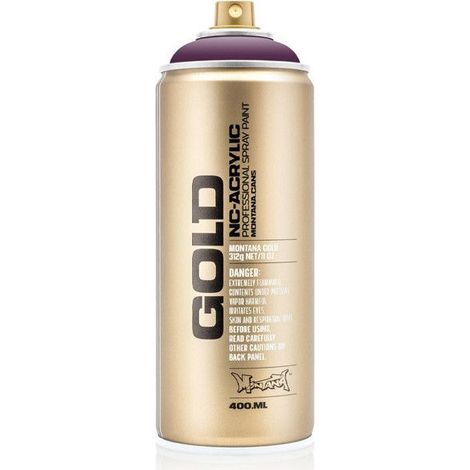 Bombe de peinture - Gold - Acrylique - Deep purple - G4250 - 400ml - Montana Cans