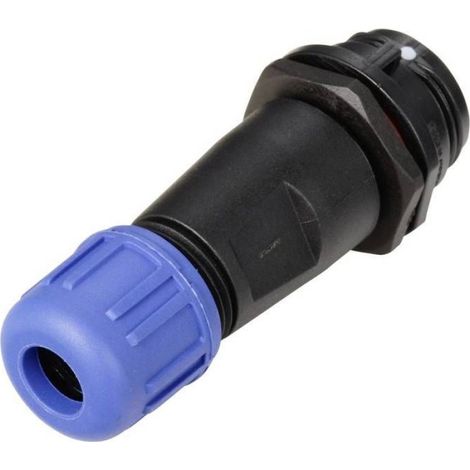 Connecteur de câble mâle, droit In Line 2 pôles 13 A 250 V/AC IP68 Weipu SP1311 / P 2 I (1/3)