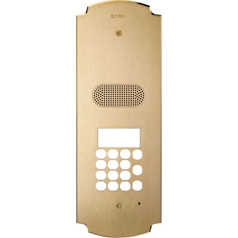 VIMAR - 41640 Placca Patavium 2F+ audio tast. ottone