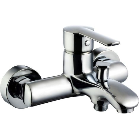Trendline Badewannenarmatur Leipzig Wannenarmatur Einhebelmischer Wasserhahn Bad (1/2)