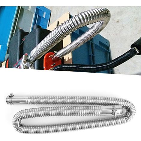 Abgasrohr aus Edelstahl für Standheizung, Innendurchmesser 2,5 cm/1 Zoll, Länge 120 cm/47,2 Zoll