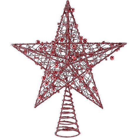 1 étoile décorative pour sapin de Noël (magasin/maison) (1/3)
