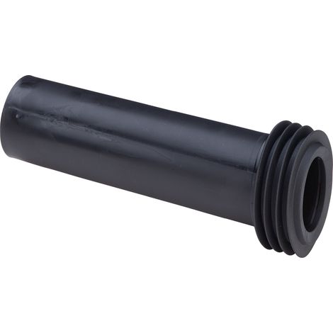 Raccord de tuyau de chasse d'eau 3817,6 pouces 45 x 180 mm, plastique noir
