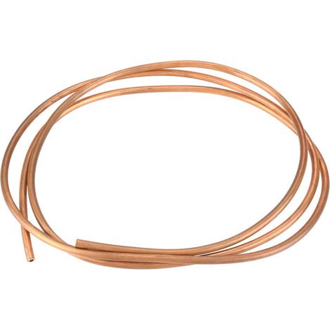 m langes, flexibles Kupferrohr T2, 4 mm Innendurchmesser, 6 mm Außendurchmesser, 1 mm Wandstärke, für Kälteanlagen