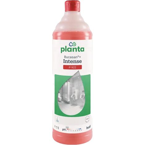 PLANTA Sanitärreiniger und Entkalker Bucasan®+ Intense P 922 flüssig 1 l Flasche (1/2)