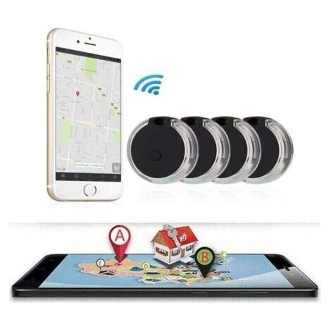 Traceur GPS Chien,Anti Perdu Collier GPS Chats Localisateur avec Alarme pour Animaux domestiques Chien(Black ,4 Pièce) (1/4)