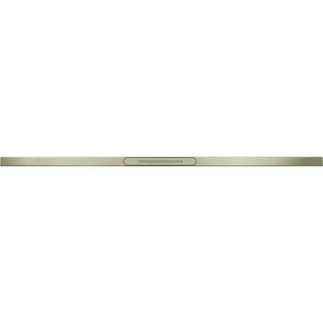 Caniveau de finition recoupable pour receveur JACKOBOARD® Aqua Color&Cut 950 × 33 mm – Light gold (1/2)