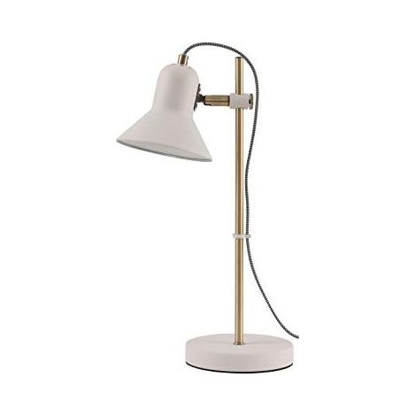 Lampada da Tavolo Vintage Metallica Bianca (1/4)