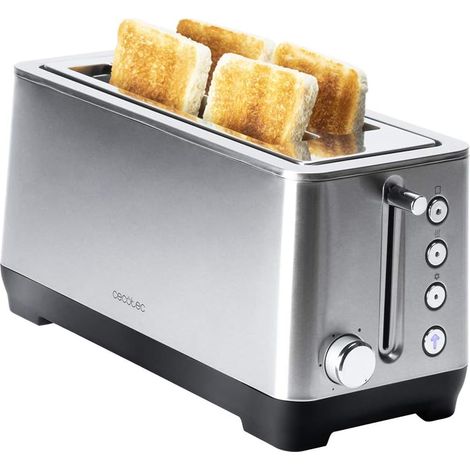 Grille-pain Inox 2 Fentes Longues 1600W (1/2)