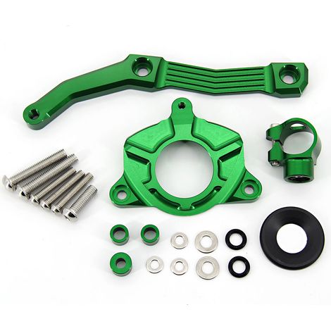 Amortisseur de direction pour moto avec support en titane, taille Z100010-13, modèle universel pour guidon.