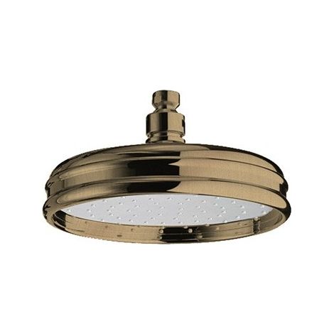 Pomme De Douche Retro Luxe Anticalcaire D.200 Or Rose Brosse Pvd Robinetterie HYDROTHERAPIE - CRISTINA ONDYNA RX54834P (1/2)