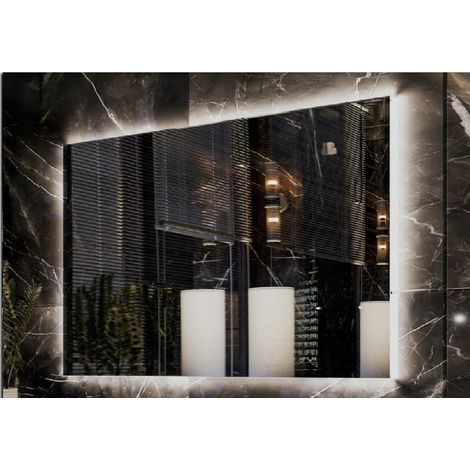LED-beleuchteter Spiegel 70x70 mm, wasserdicht (IP65), aufhängbar, vertikal/horizontal