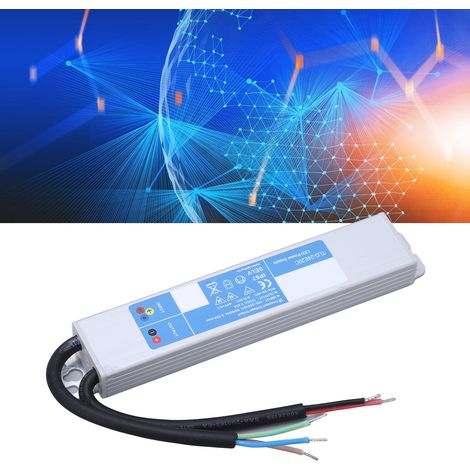 Wasserdichtes Netzteil für LEDs, externer Stromeingang 100-240V AC, konstanter Spannungsausgang DC24V 20W. (1/5)