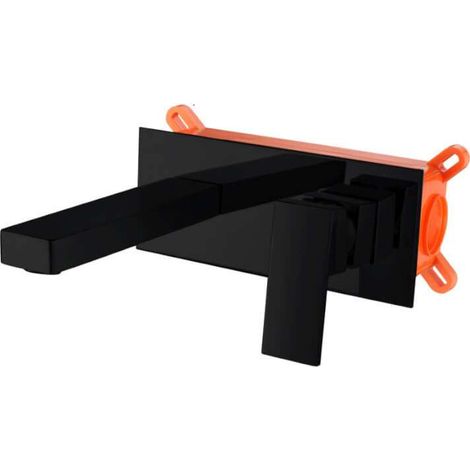 Robinet Mitigeur Lavabo Encastré Salle de Bain noir mat – Anti-Calcaire – Design moderne - SUIZA IMEX (1/4)