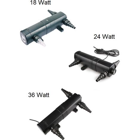 Cuv-224 UVC Wasserklärer 24 Watt Aquarium Teich Algenvernichter