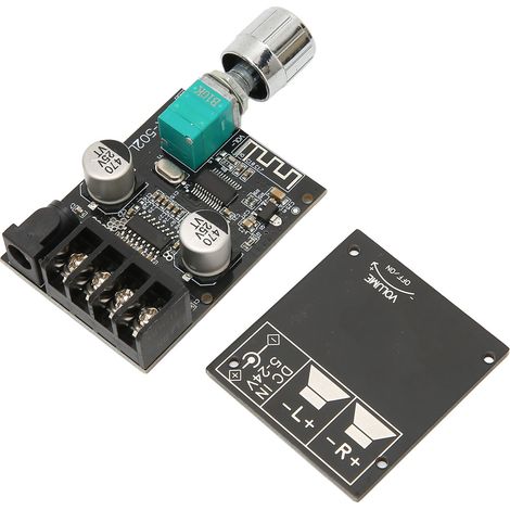 Carte Amplificateur Audio Bluetooth 5.0 Mini - Module Stéréo Puissant avec Commutateur et Réglage Volume