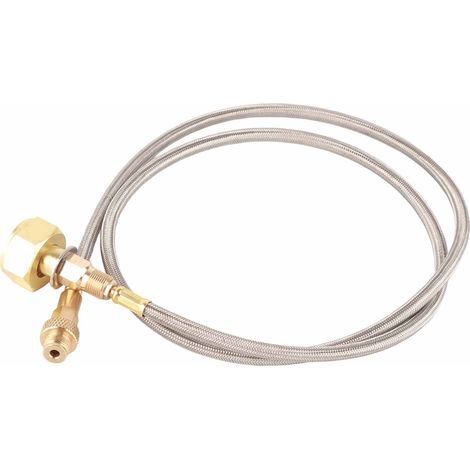 Adaptateur de raccord pour bouteille de gaz GPL, pour réchaud de camping et cuisinière domestique.