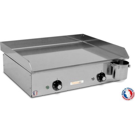 Plancha électrique 2400W – Surface de cuisson 52 x 40 cm – 2 zones de chauffe indépendantes – Norme IPX4 pour usage extérieur (1/2)