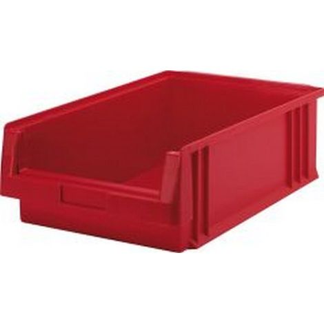 Silos Di Stoccaggio, Impilabili, Polipropilene Infrangibile, Dimensione: 1C Dimensioni 500/465 X 315 X 150 Mm, Colore Rosso