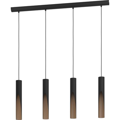 Suspension LED, lampe de plafond suspendue à 4 spots (1/5)