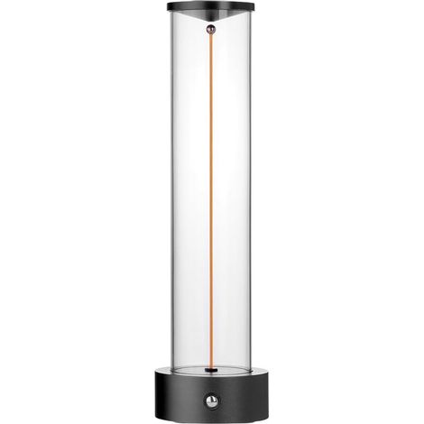 Trade Shop - Lámpara De Mesa De Escritorio Led 3w Led Filamento Recargable Magnética Lumen D39 - Gris Oscuro