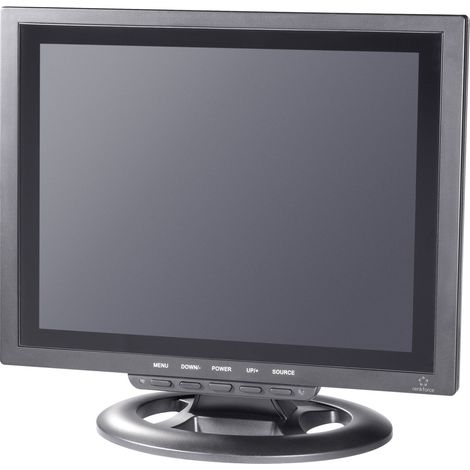 Renkforce 449238 LCD-Überwachungsmonitor EEK: C (A - G) 30.48 cm 12 Zoll 800 x 600 Pixel Schwarz (1/4)