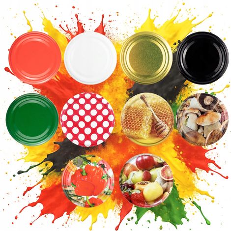 150x Deckel in 66 Farben für Einmachgläser (1/5)
