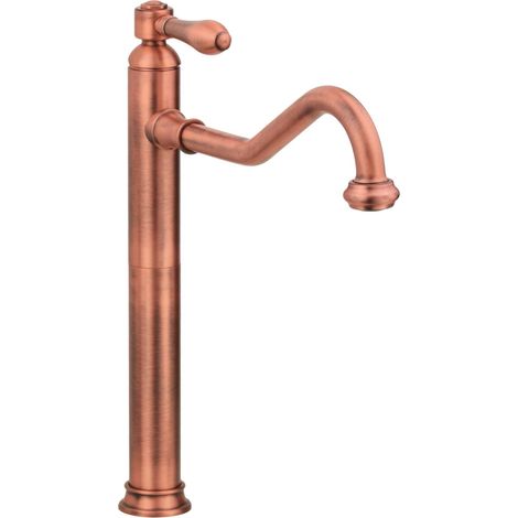 Einhebelmischer für hohes Waschbecken, Retro-Modell, Kupferfarbe Gattoni Oxford 3145/31VC Kupfer