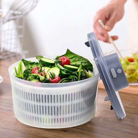 Essoreuse électrique pour salade et légumes – Bol de séchage rechargeable USB, design compact et sans BPA - 4