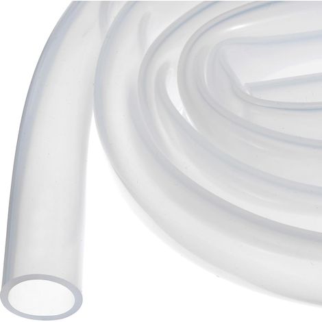Tuyau en Silicone de 5 Pieds (1,5 M) - DI 16 mm DE 20 mm - Tuyau en Plastique Transparent Convient pour Les Pompes, Les Vidanges, L'Irrigation et la Brasserie (1/5)