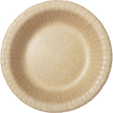 Duni Pappteller tief braun Ø 19 cm - 20 Stück