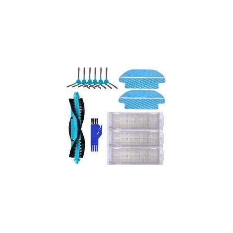 Kit Accessoires de Rechange pour Aspirateur Robot Cecotec Conga 3490 13 Pièces : Brosses Latérales, Filtres EPA (1/5)