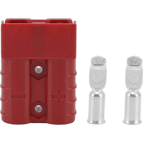 Hochstrom-Doppelpol-50A-600V-Leistungskerzenstecker, vielseitige Anwendungen, hohe Strombelastbarkeit, flexible Montage, tragbares Design, hergestellt aus ABS, kompatibel mit.