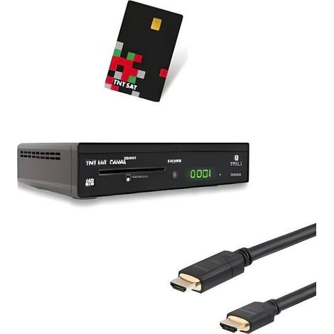 TRIAX THR9910 décodeur TNT HD+ CARTE TNTSAT+ HDMI