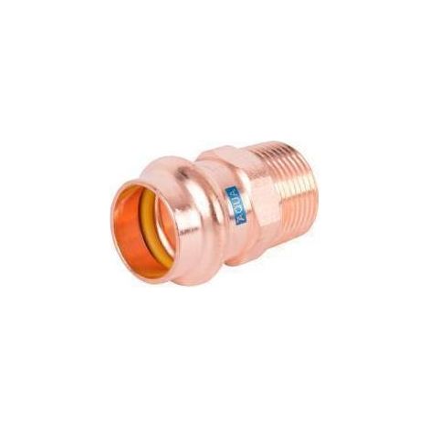 Hermann Schmidt Übergang V-Press Copper AQUAGAS AG, 22mmx1 4501022100 (1/5)