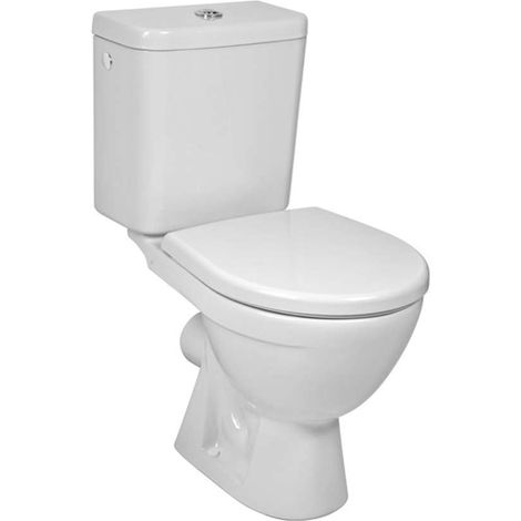 Jika Lyra plus - WC monoblocco, scarico posteriore, ingresso laterale, bianco H8263860002413